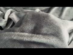 Fabricantes fornecem tecido de roupas domésticas quente e espesso de flanel de dois lados